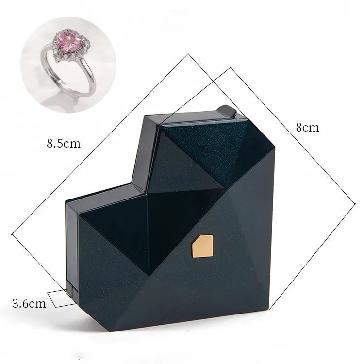 Adjustable Ring w/ Heart Box
