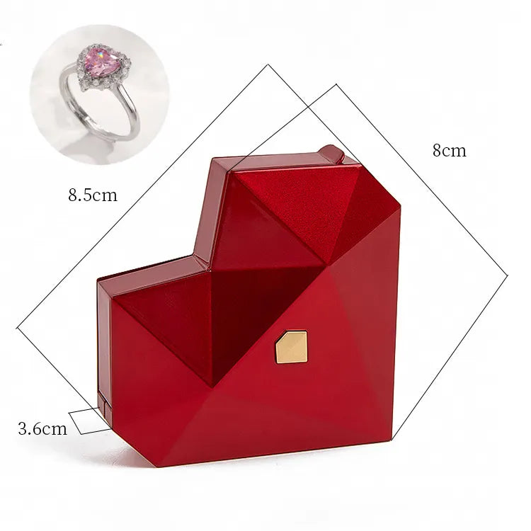 Adjustable Ring w/ Heart Box