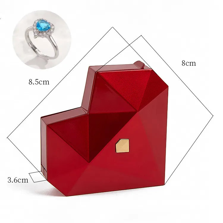 Adjustable Ring w/ Heart Box